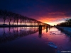 Zonsopkomst boven van Starkenborghkanaal