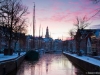 Hoge en lage der Aa in de winter