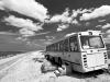 Gestrand - Atelierbus op Schiermonnikoog