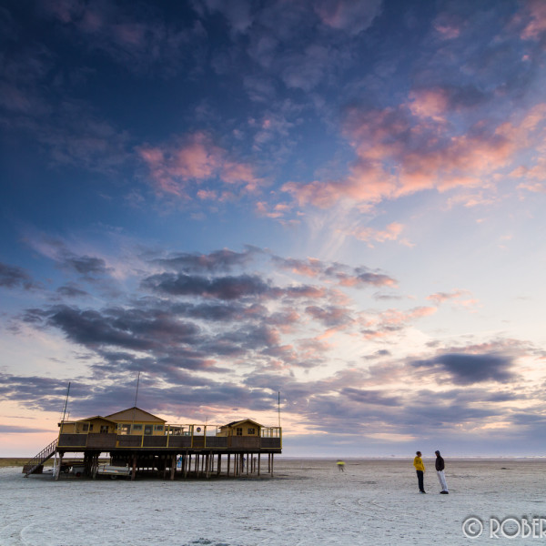 Gesprek op het strand